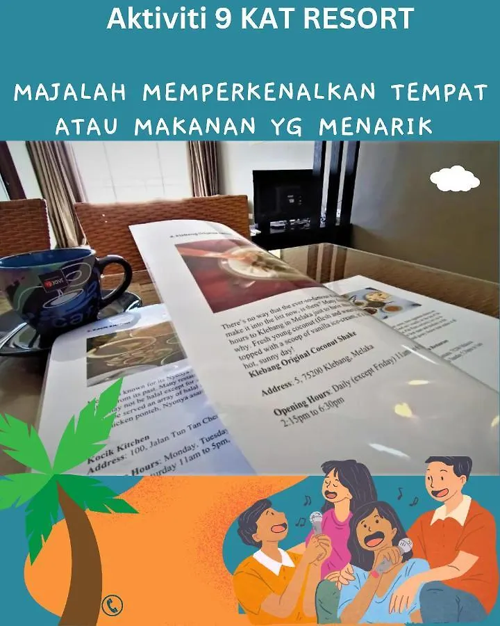 شقة Paragon Water Themepark Suites Melaka By Ggm